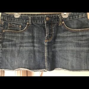 X2 jean skirt